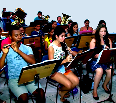 Prêmio Funarte de Apoio a Bandas de Música: entrega de instrumentos de sopro no RN e PR